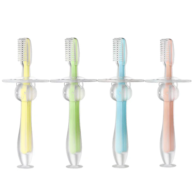 

Children Oral Care Tooth Brush Tool Baby Kid Tooth Brushes New Safe Kids Soft Silicone Training Toothbrush Baby