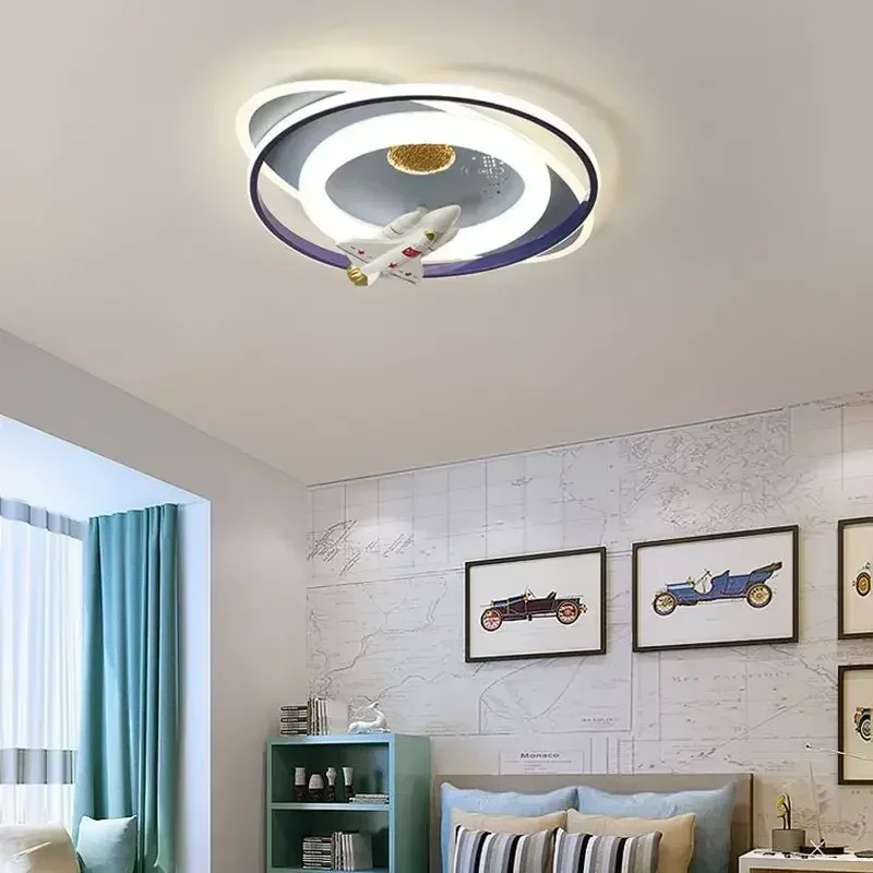 

Creative astronaut Ceiling Lamp for Children's room Lamp Home Decoration Study Reading Eye-care Ceiling Lamp