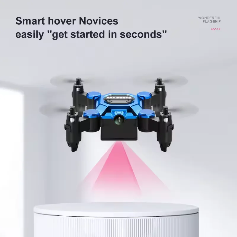 New K04 Mini Folding Drone Remote Controlled Aircraft Aerial Photography Quadcopter Toy Small Shockproof Helicopter 360-Degree