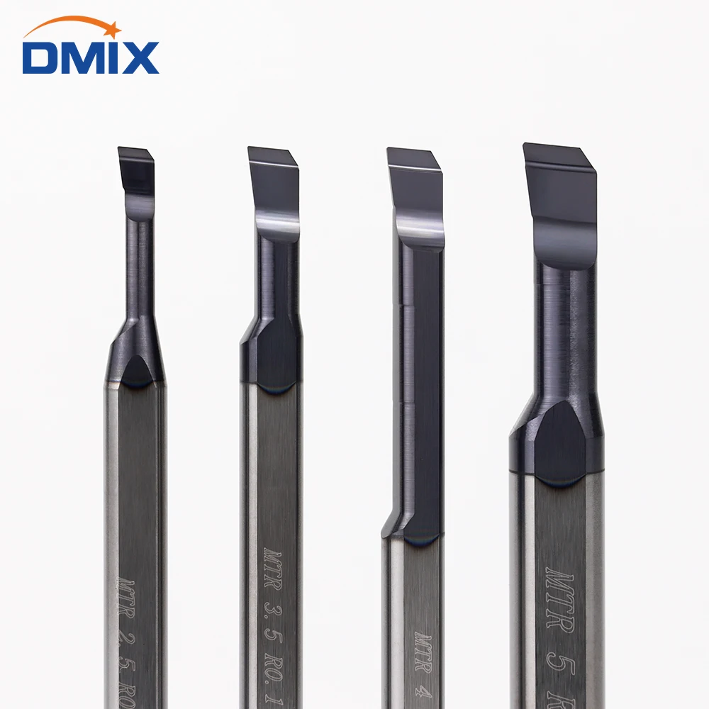 DMIX HRC55 MTR Small Bore Boring Inner Hole Machining Carbide Turning MTR 2/2.5/3/4/5/6/8 Boring Cutter For Stainless Steel