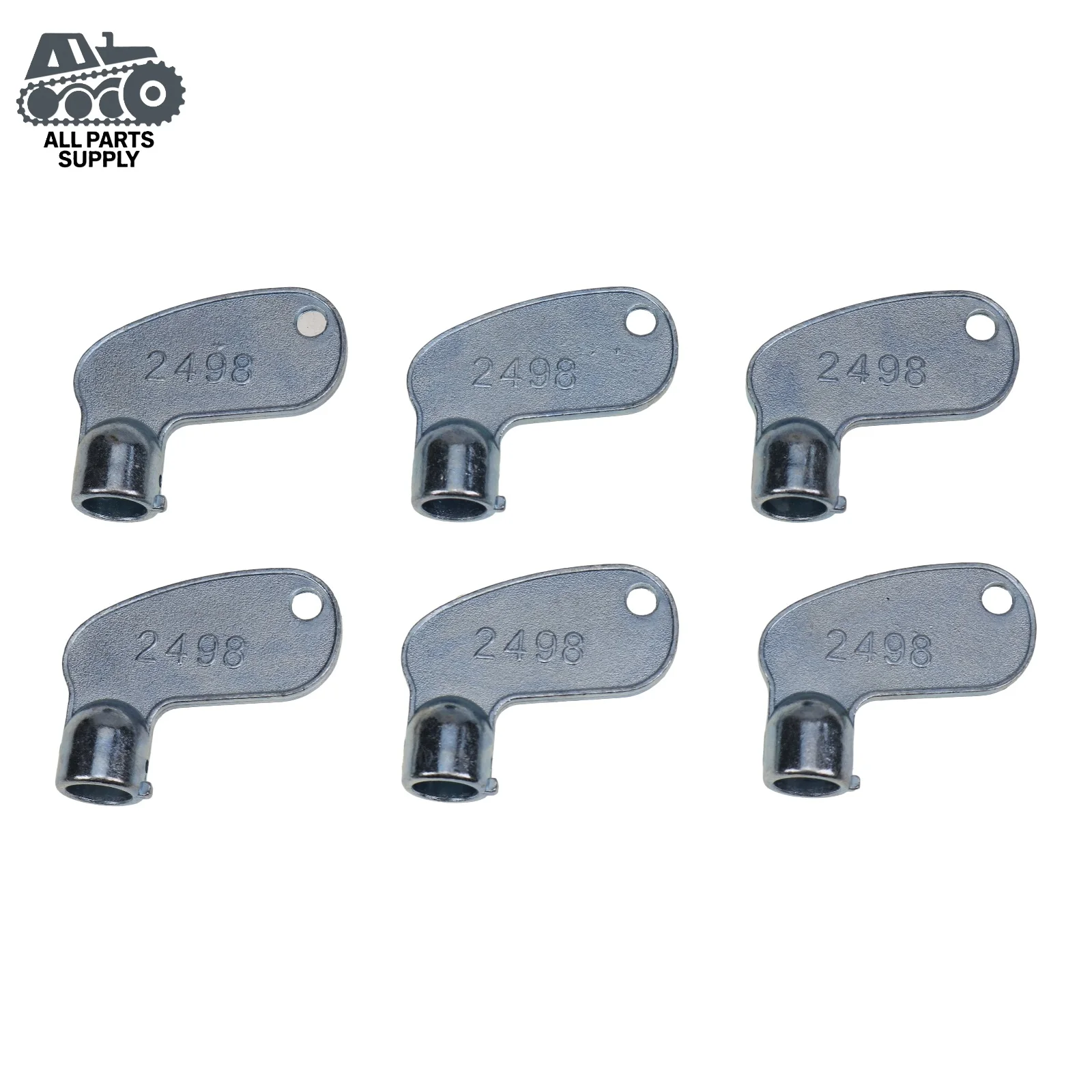6PCS Ignition Key 2498 For Mitsubishi Magnum Morooka Isuzu TCM Forklift Kobelco