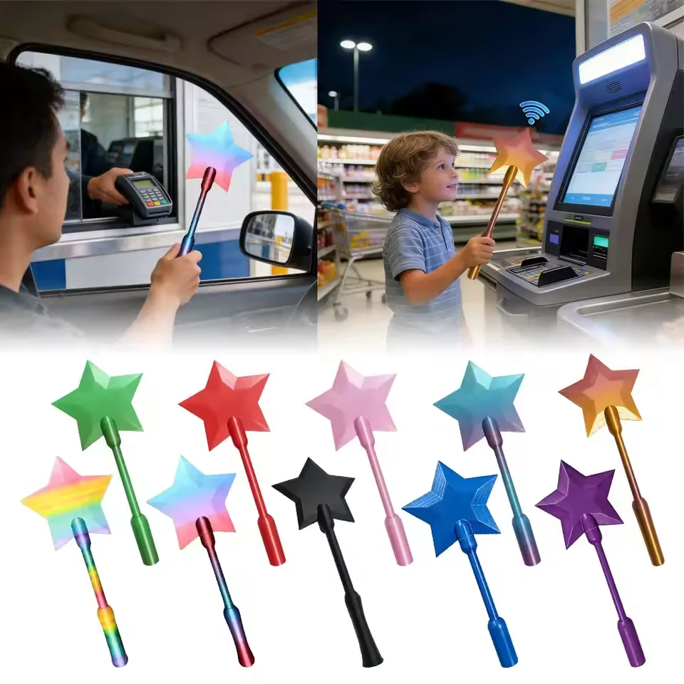 

Держатель для бесконтактных платежных карт Star Magic Credit Card Wand, 3D-печатный, легкий, для ежедневного использования