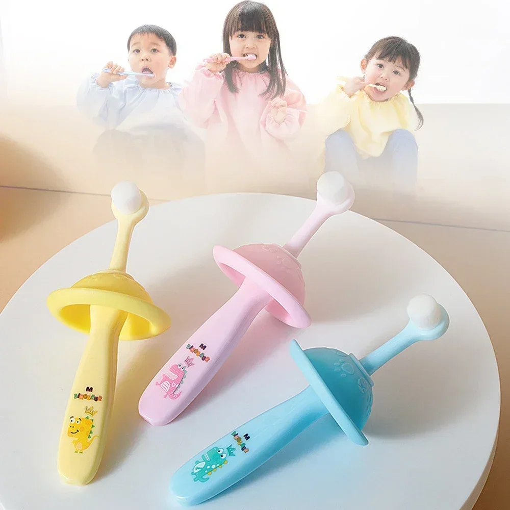 1-3 Years Old Toddler Toothbrush Kids Toothbrush Ultra-Fine Soft Bristles Teeth Cleaner Child-Friendly Handle Extra Toothbrush