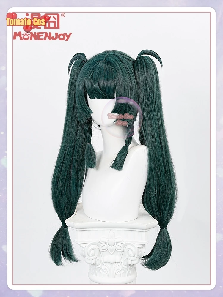 Zenless Zone-Zero Qing Yi Wig Cosplay Fêmea, Jogo de Anime, QingYi, Loli, rabo de cavalo duplo, fantasias de Halloween, pré-venda