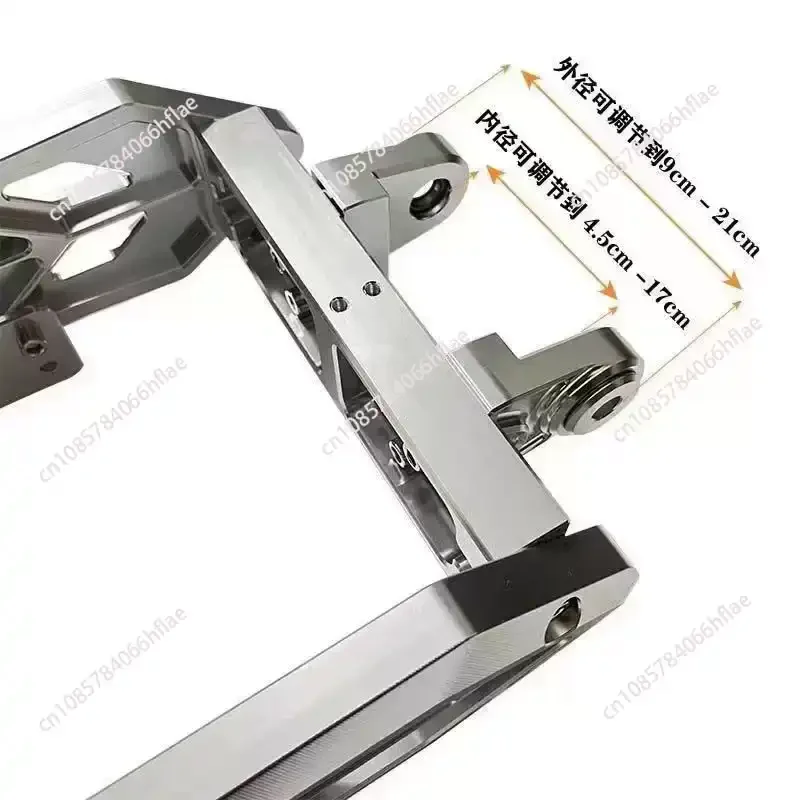 Solid Aluminum Alloy Flat Fork Adjustable Universal Modification Parts for Electric Motorcycle