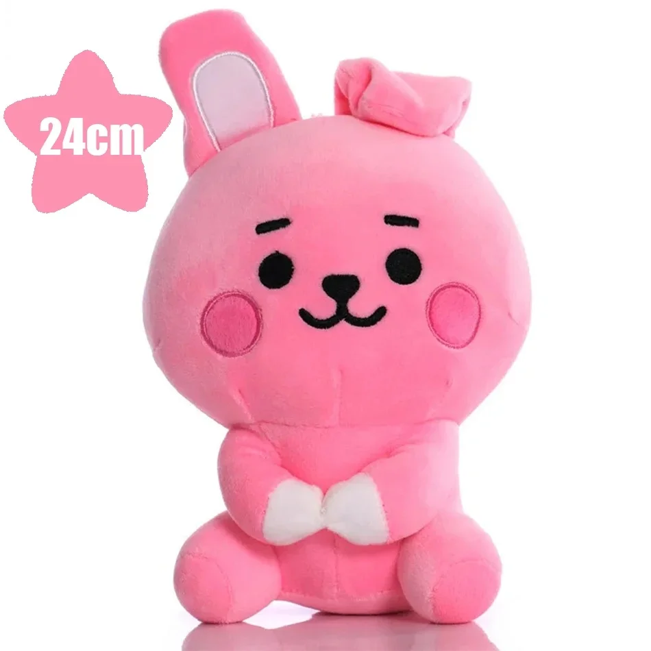 B-T-21 Cartoon-Tier Plüschtier Schlüsselanhänger Handy-Anhänger Tata Koay Shooky Mang Cooky Büro-Entspannungsgeschenk für Freunde Rucksack