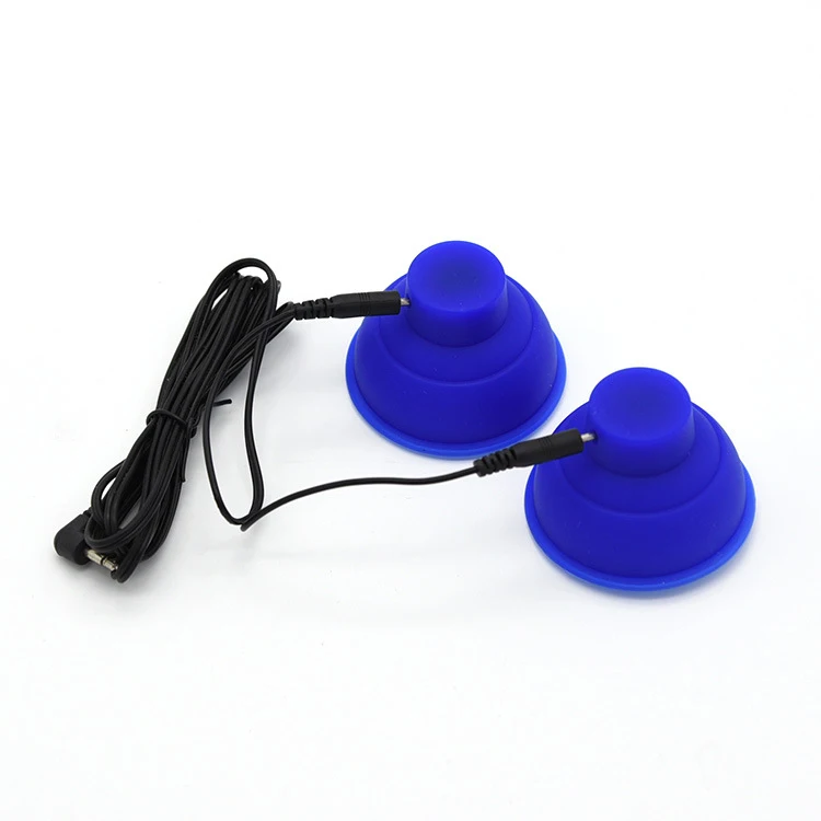 Bdsm Electric Shock Nipple Sucker Pump By Electro Stimulation Breast Toys For Woman Clit Suck Nipple Electrical Sex Accessories