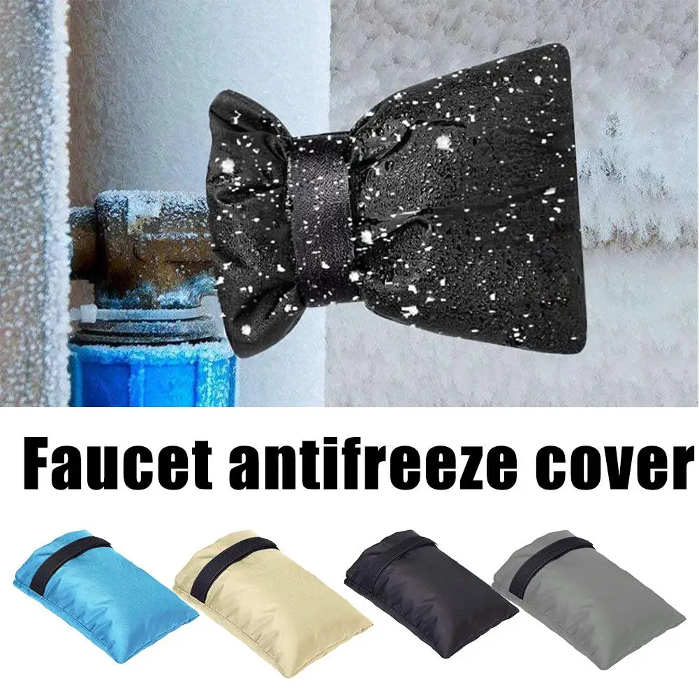 Utdoor Faucet Cover For Winter Outdoor Water Faucet Cover Socks For Winter Freeze Protection PipeInsulation Reusable Waterp F6F1