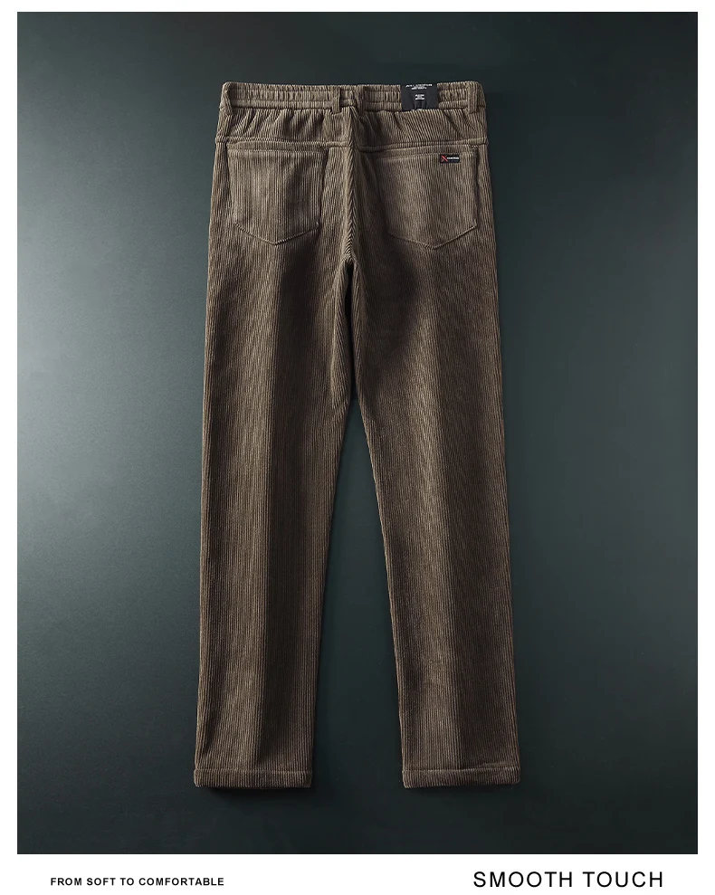 2026 Winter Fleece Warme Cordhose für Herren – Lässige Outdoor- und Business-Hose mit dickem Flock-Plüsch in Schwarz, Grau, Braun – Detail 12