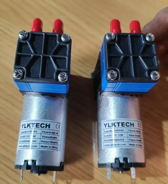 YLKTECH DL310EEDC, DC12V voeding, vermogen 12W, stroom 0,40L / M, max druk 10mWC DC diafragmapomp