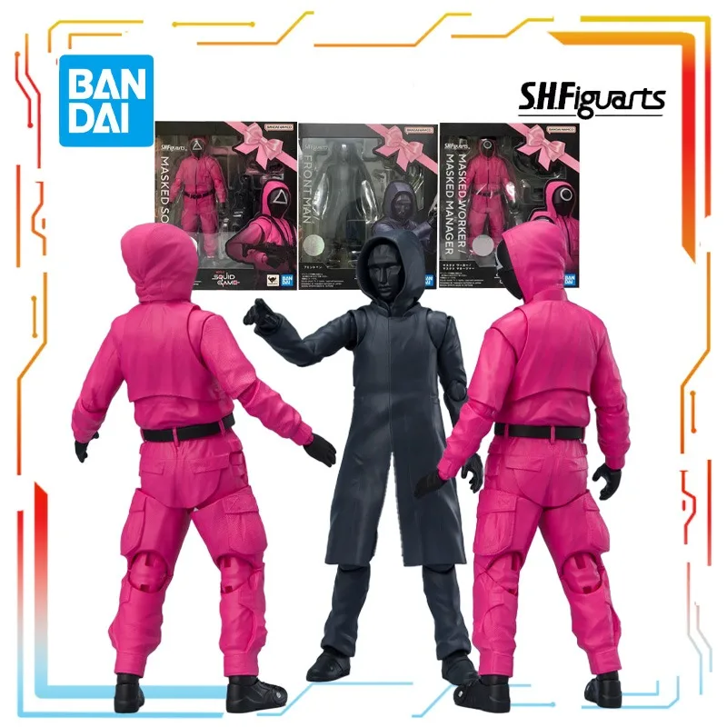 

Bandai S. H. Figuart Sfinished Product Mobile Toys 1/12 Squid Game Front Man Anime Action Figure Model Toy Model Gifts for Boy