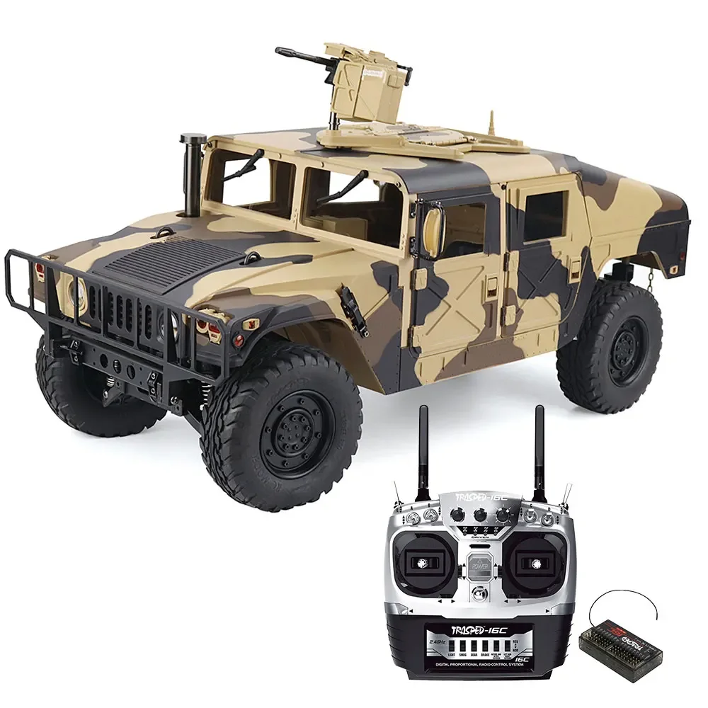 HG P408 1/10 4WD Truck Simulation RC Car Remote Control Car for US Hummer Jeep Crawler Off-road Vehicle Adult Kids Toy Gifts