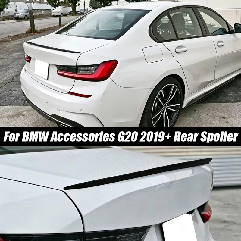For BMW Accessories 3 Series G20 E90 F30 330i 330e 340i M3 M340i 2019 2020 2021 2022 2023+ Car Rear Spoiler Trunk Wing