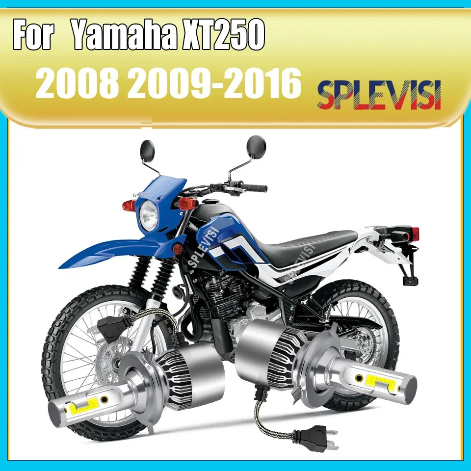 H4 HB2 9003 Driving Light Headlamp Bulbs -60,000 Over Hours Lifespan For Yamaha XT250 2008 2009 2010 2011 2012 2013 2014-2016