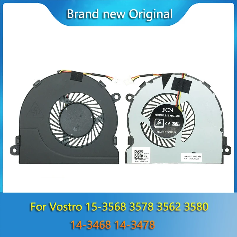 

Brand New Original CPU Cooling Fan Radiator For Dell Vostro 15-3568 3578 3562 3580 14-3468 14-3478