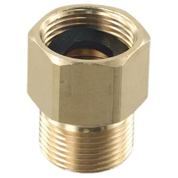 M22 15mm Male Thread To M22 14mm Female Metric Adapter Pressure Washer Brass Hight Pressure Washer Parts Cleaning Tool