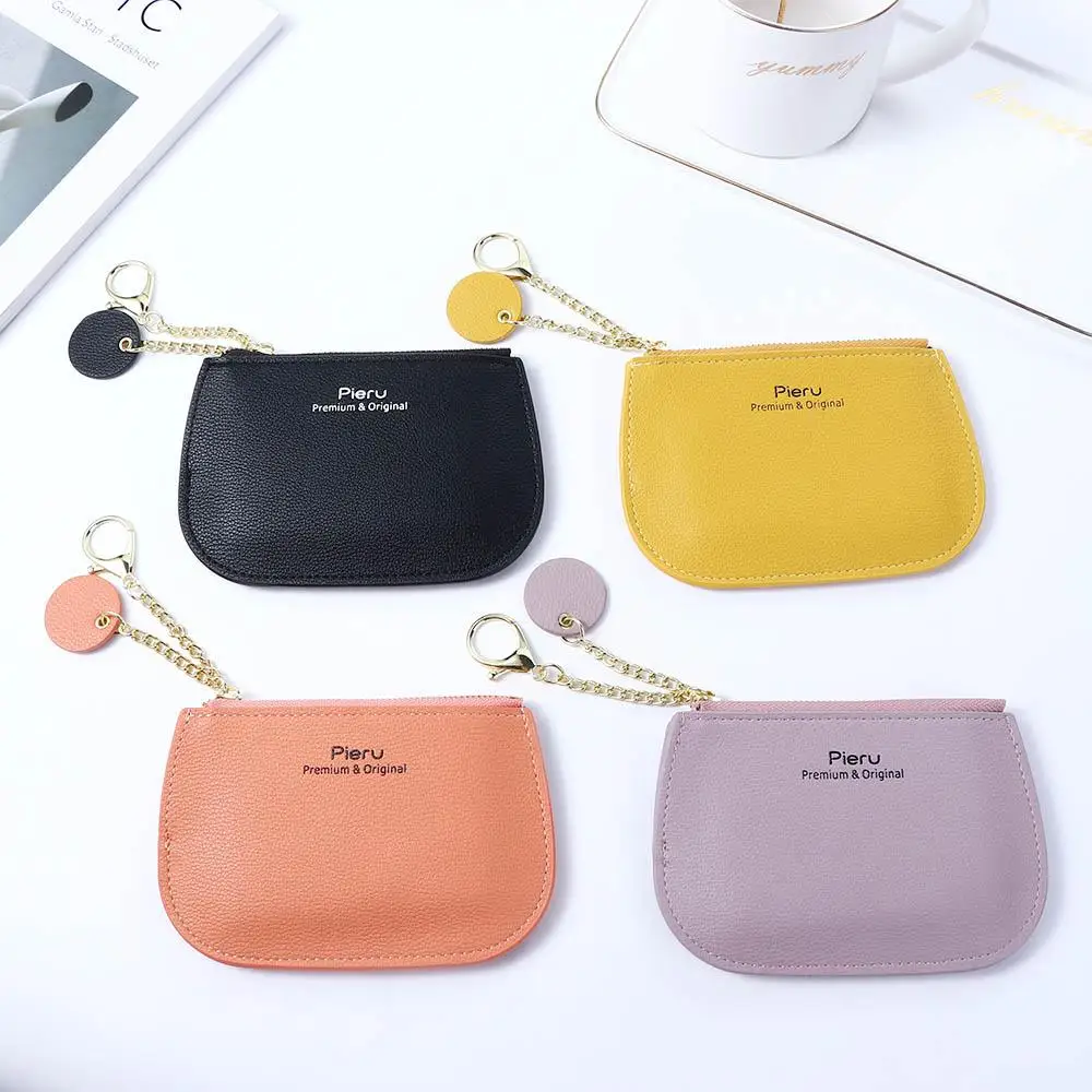 Ultra-thin Creative Women Gift PU Leather Cash Clip Credit Card Bags Coin purse Short Purse ID Card holder Small Wallet