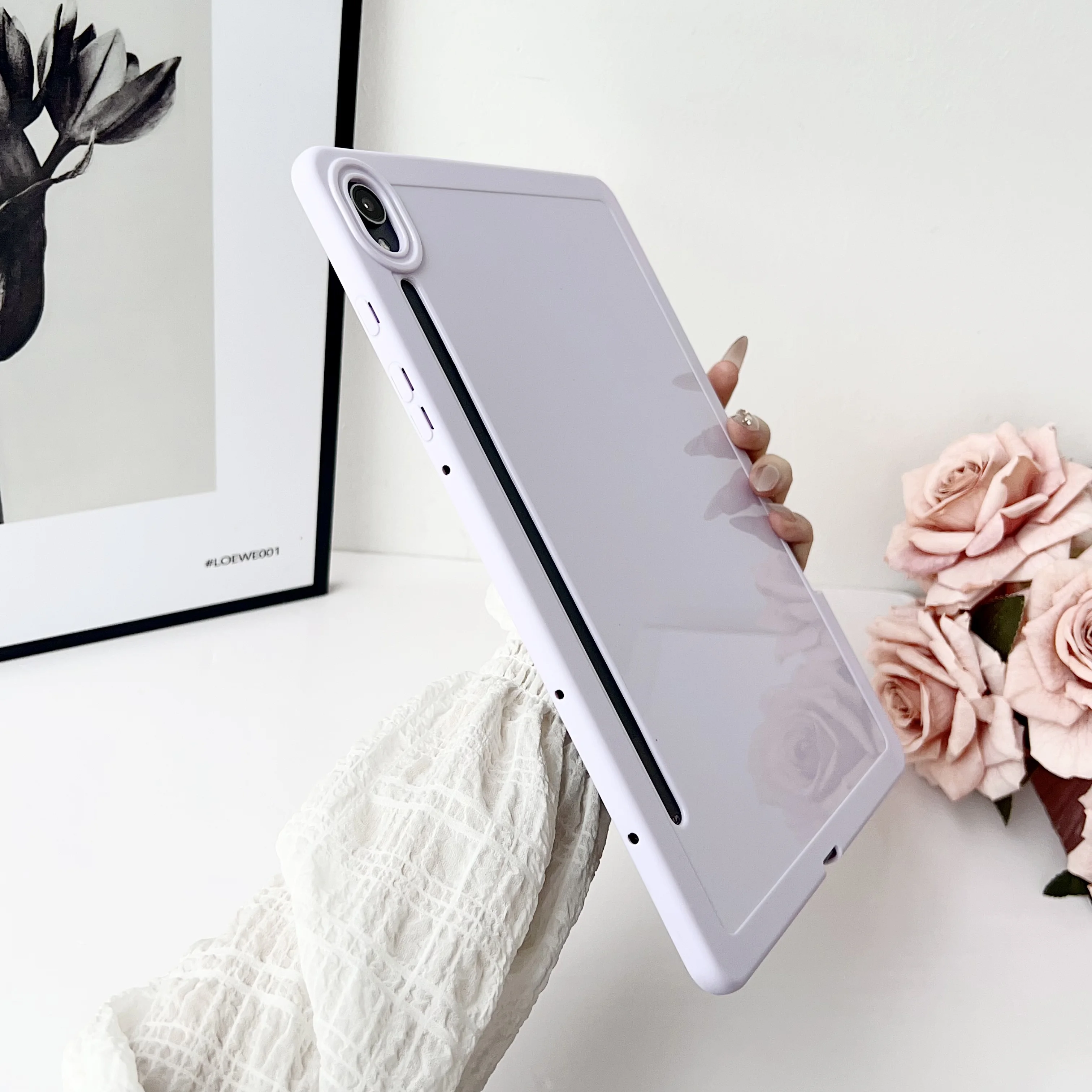 

Силиконовый чехол для планшета TAB S7 S8 A7 Lite 8,7 T225, чехол для Samsung Galaxy Tab S9 A9 plus 2023 X210 X215 LTE X216 5G