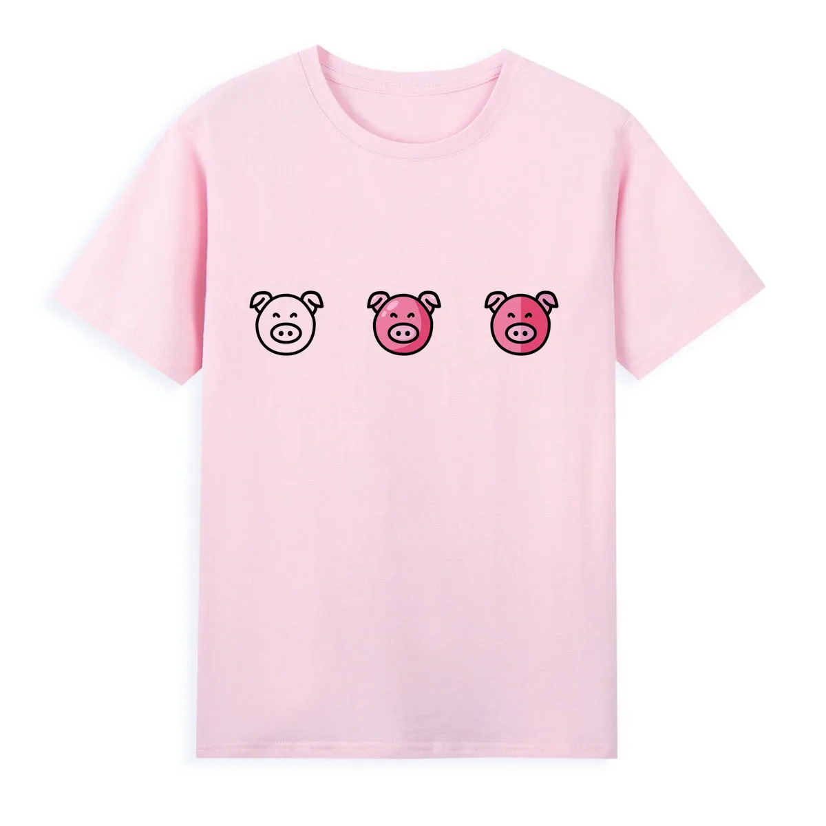 

The Three Little Pigs Graffiti 2D T-shirt Cool Summer Women Tops Hot Sale Brand TShirt Fashion Tees