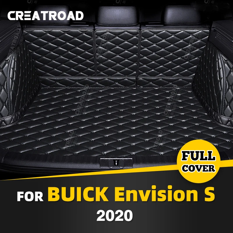 

Auto Full Coverage Trunk Mat For Buick Envision S 2020 Leather Car Boot Cover Pad Cargo Liner Interior Protector Accessories