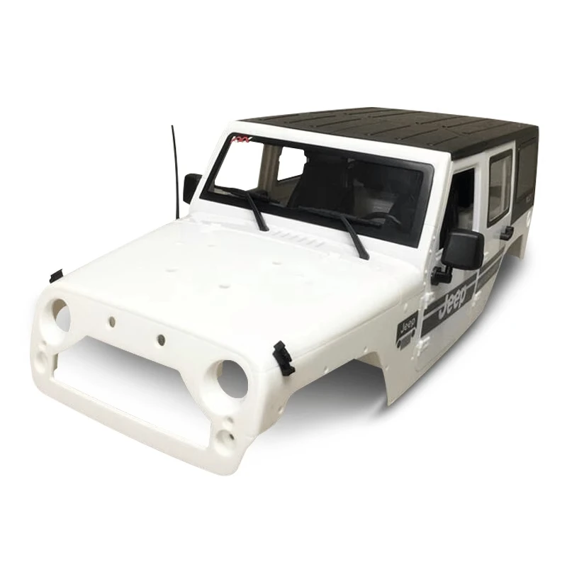 313mm Body Shell with Interior DIY Modification for 1/10 RC Crawler Car Traxxas TRX4 Wrangler Accessories