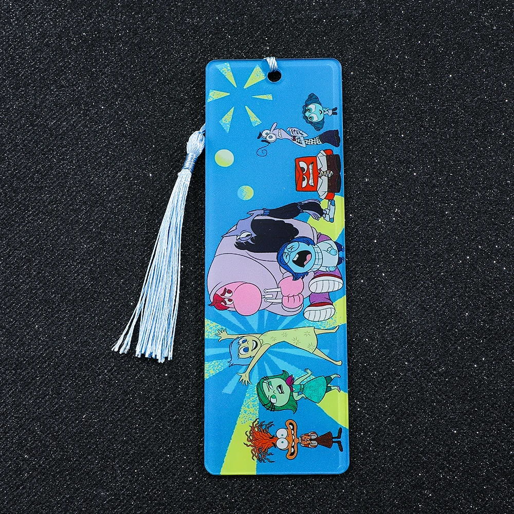 Inside Out Bookmarks Acrylic Bookmarks Kids Stationery Gifts School Supplies Girls Gifts Reading Markers Cartoon Fans Collection