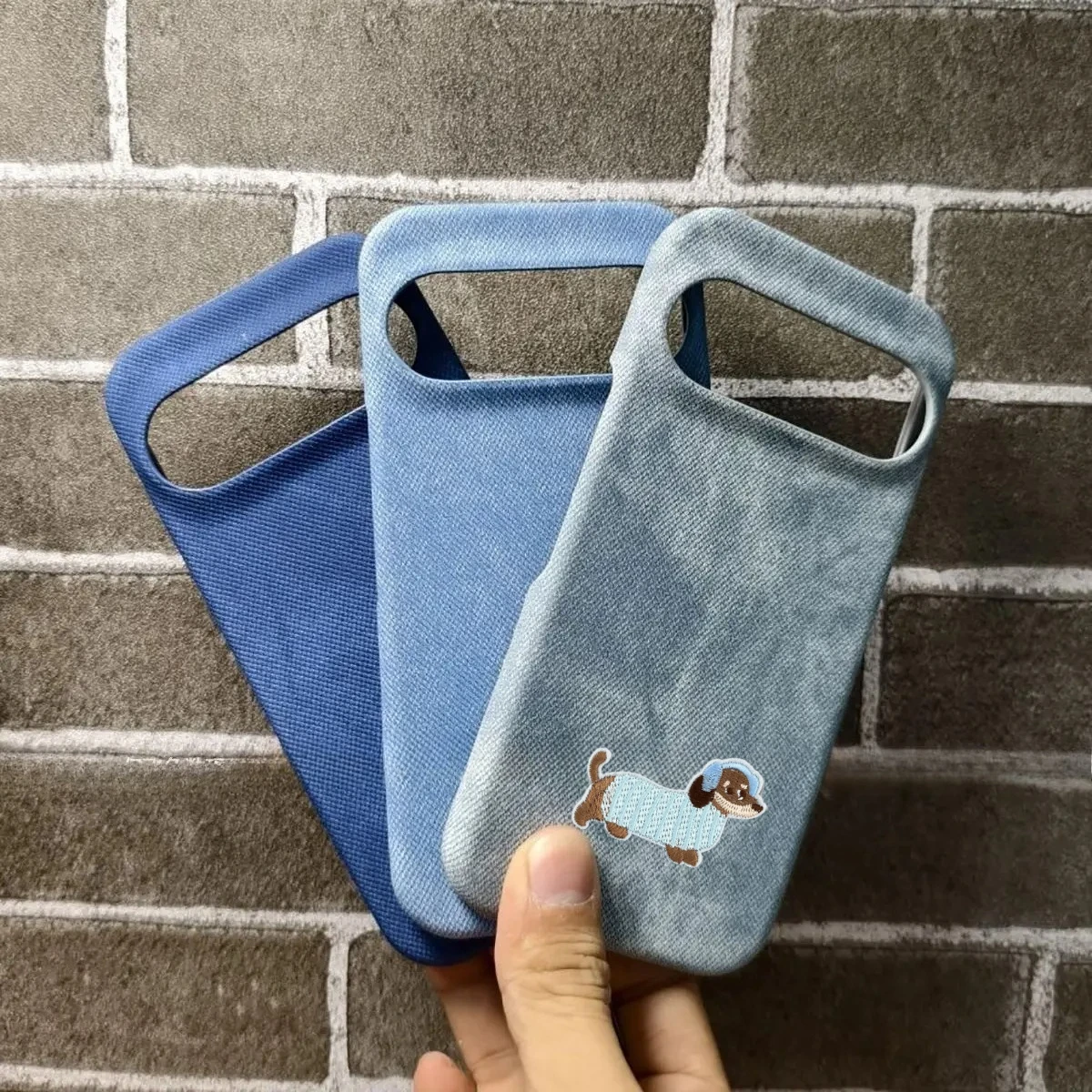 Niche Couple Design Cowboy-Stoff-Textur, Premium-Ledertasche für Google Pixel 10, 9, Pro, XL, 9A, schlanke, sturzsichere Schutzabdeckung