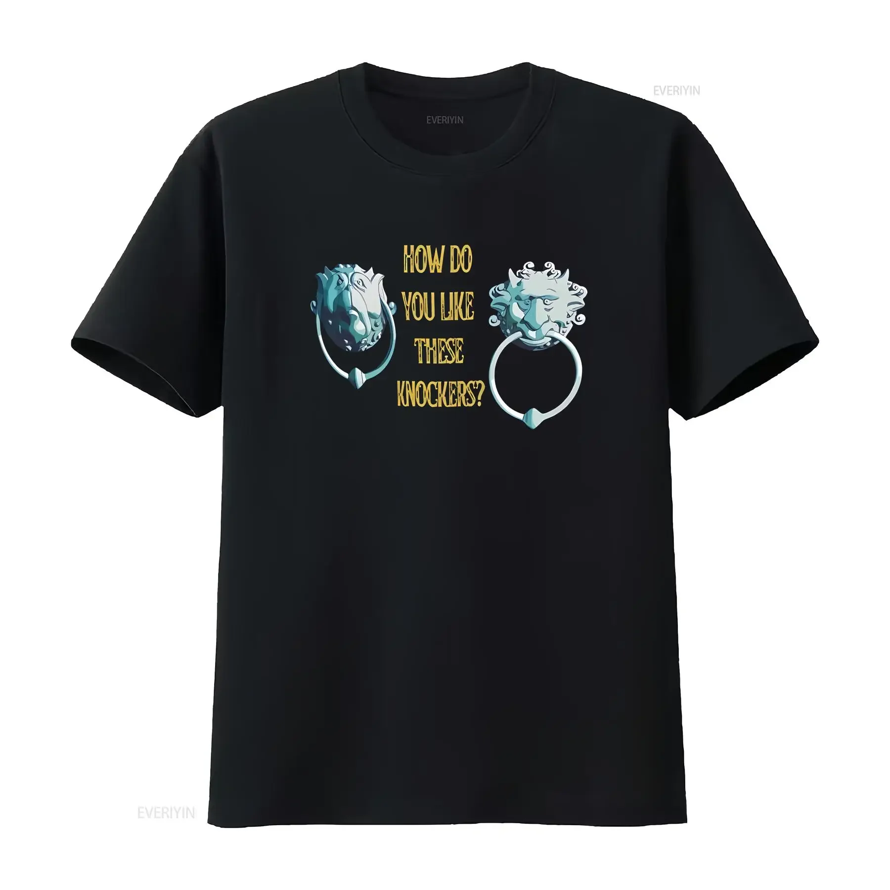How do you like these knockers Labyrinth Movie T Shirt Nostalgia 1980's 80s Wife Girlfriend Women's Men's vintage Washed Soft