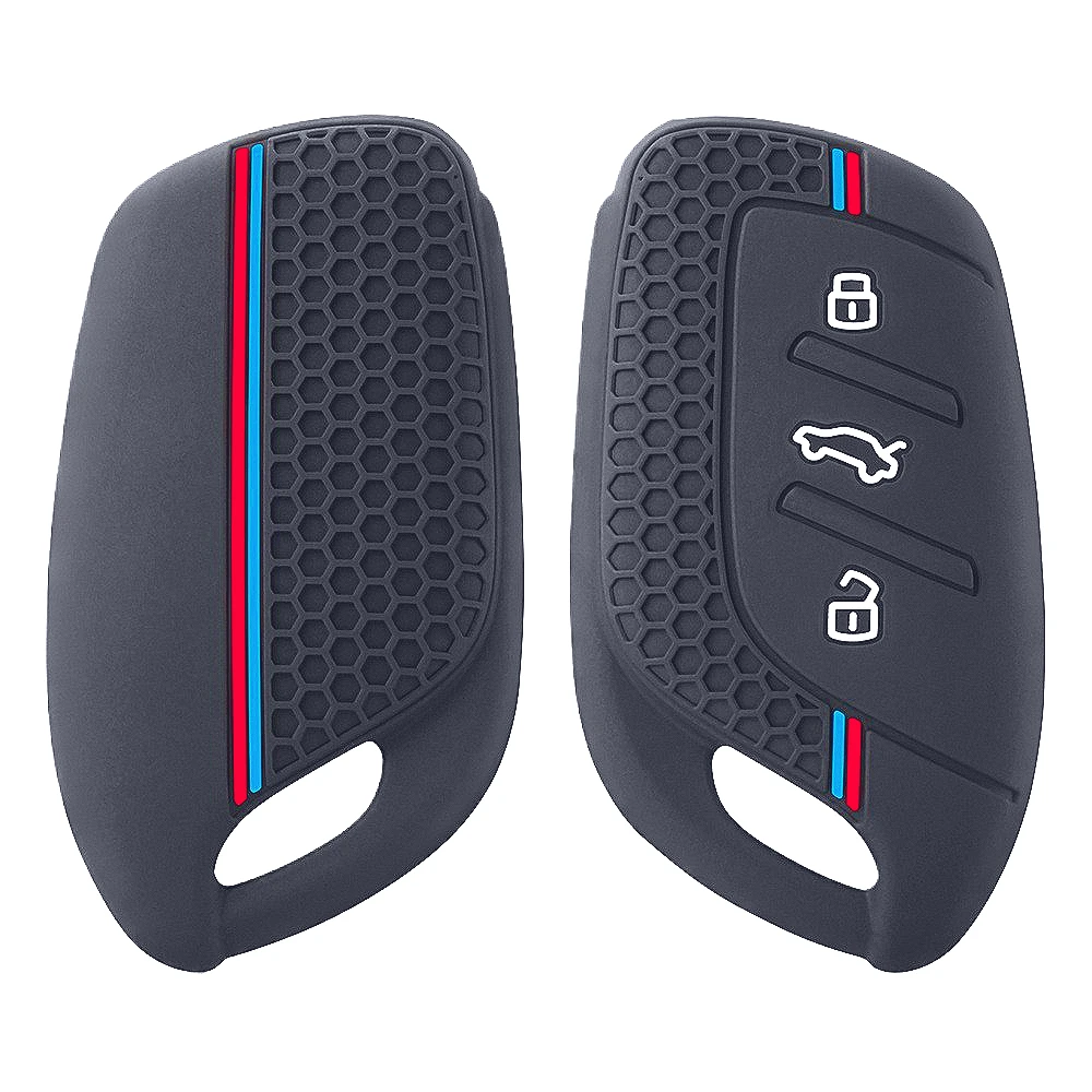 New Arrival 3 Buttons Silicone Fob Key Cover Case For MG 4 2023 Mg4 Ev MG HS GT ZS EV ZX MG5 MG6 for Roewe RX3 RX5 RX8 ERX5 I6