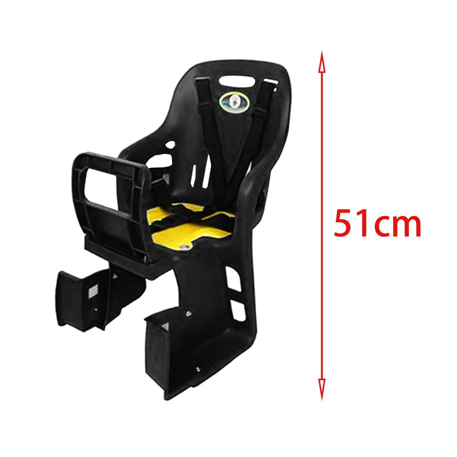 Kids Bike Seat Child Bike Seat Cycling Child Seats Portable Detachable with Backrest Comfort Rear Child Carrier for Adult Bike