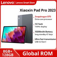 Lenovo Xiaoxin Pad Pro 2023 Tablet 12.7'' 144Hz LCD Screen  Original Global ROM Snapdragon 870  Dolby Atmos  10200mAh Pad PC