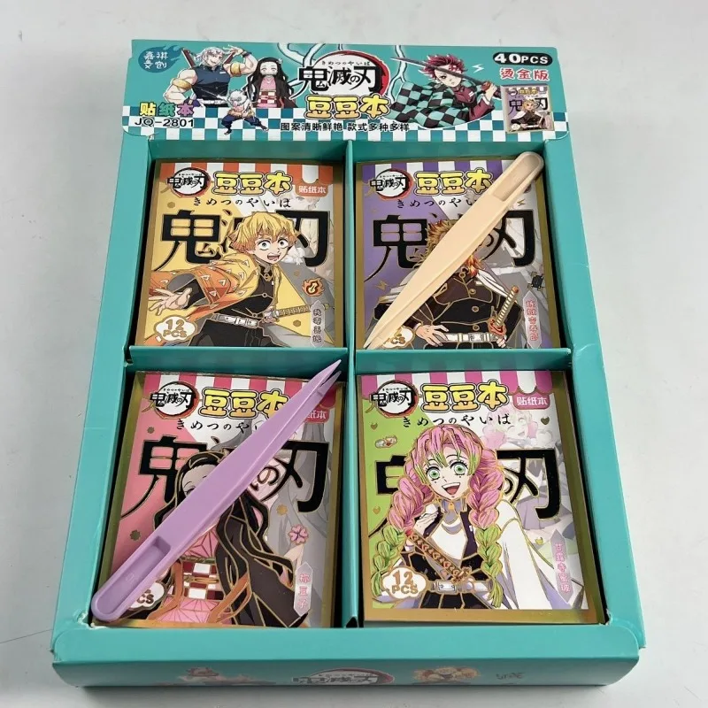 

Creative Demon Slayer: Kimetsu no Yaiba anime Kawaii Tanjiro Yadou Doudou Ben cute cartoon Mitsuri peripheral stickers book gift