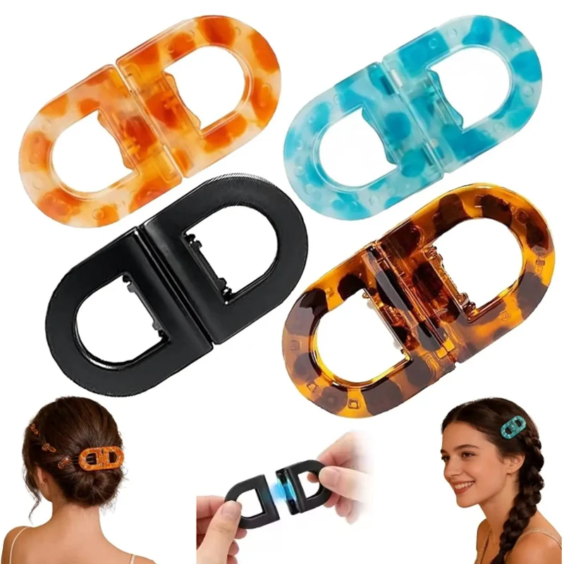 

1-10PCS New Smart Magnetic Hair Clips Collection Practical Plastic Design for Women with Secure Hold Simple Daily Styling