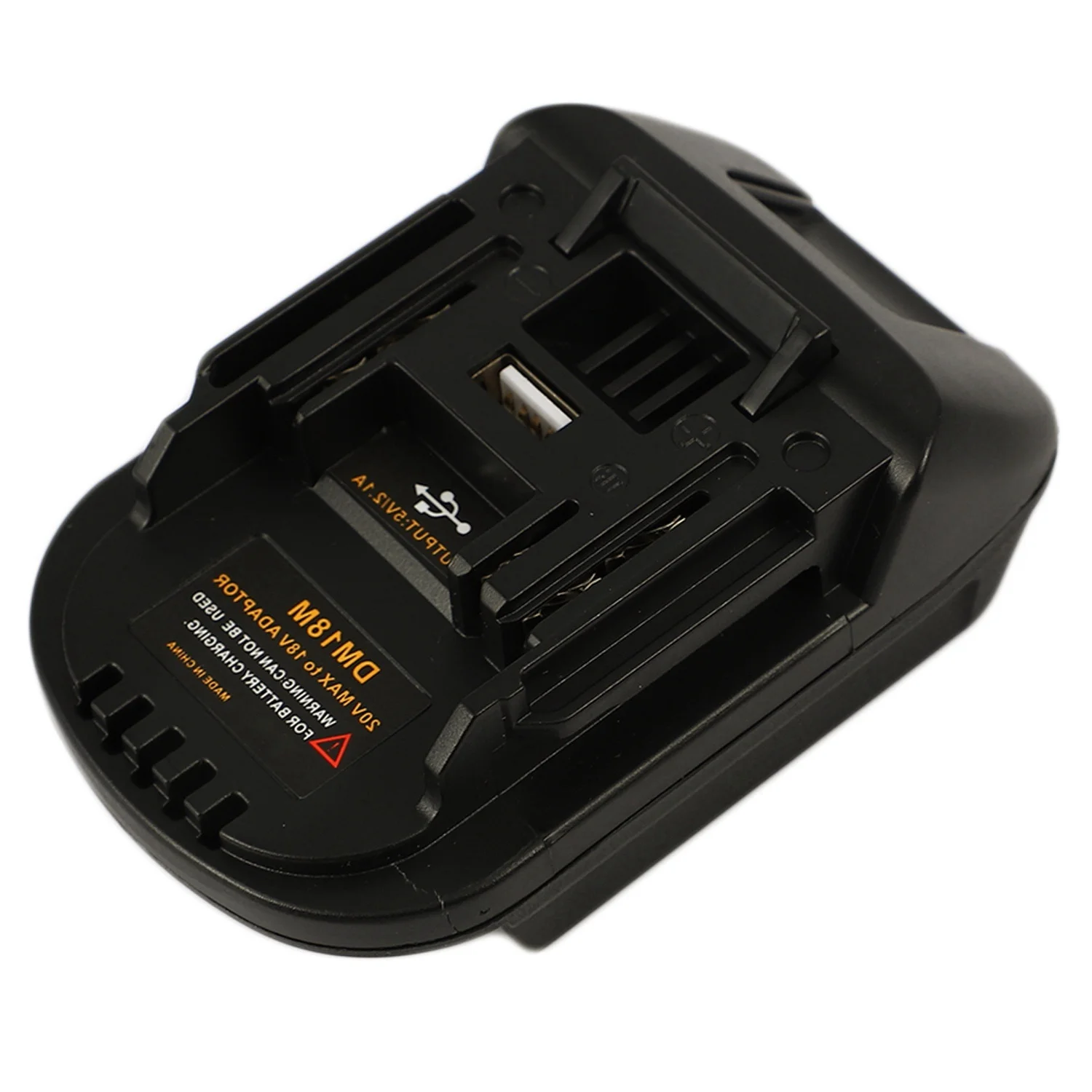 Adaptador de herramienta de cargador de iones de litio Dm18M para baterías Makita Bl1830 Bl1850, conversión de batería de 20V a 18V