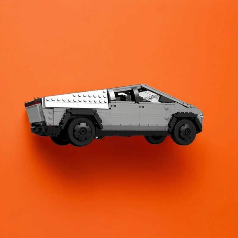 957pcs MOC Teslaes Cybertruck Launch V3 - Miniland 1 21 - Expert Model Team Model Building Blocks Construction Display Idea