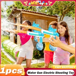 Water Gun Electric Pistol Shooting Toy Large Capacity Gun Full Automatic Summer Pool Outdoor Beach Toy for Kids Children Boys