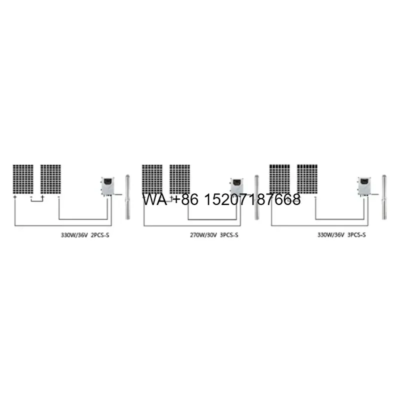 Wmwmnu for High Pressure 48V Stainless Steel Submersible Solar Water Pump for Irrigation in Agriculture Solar Pump Set