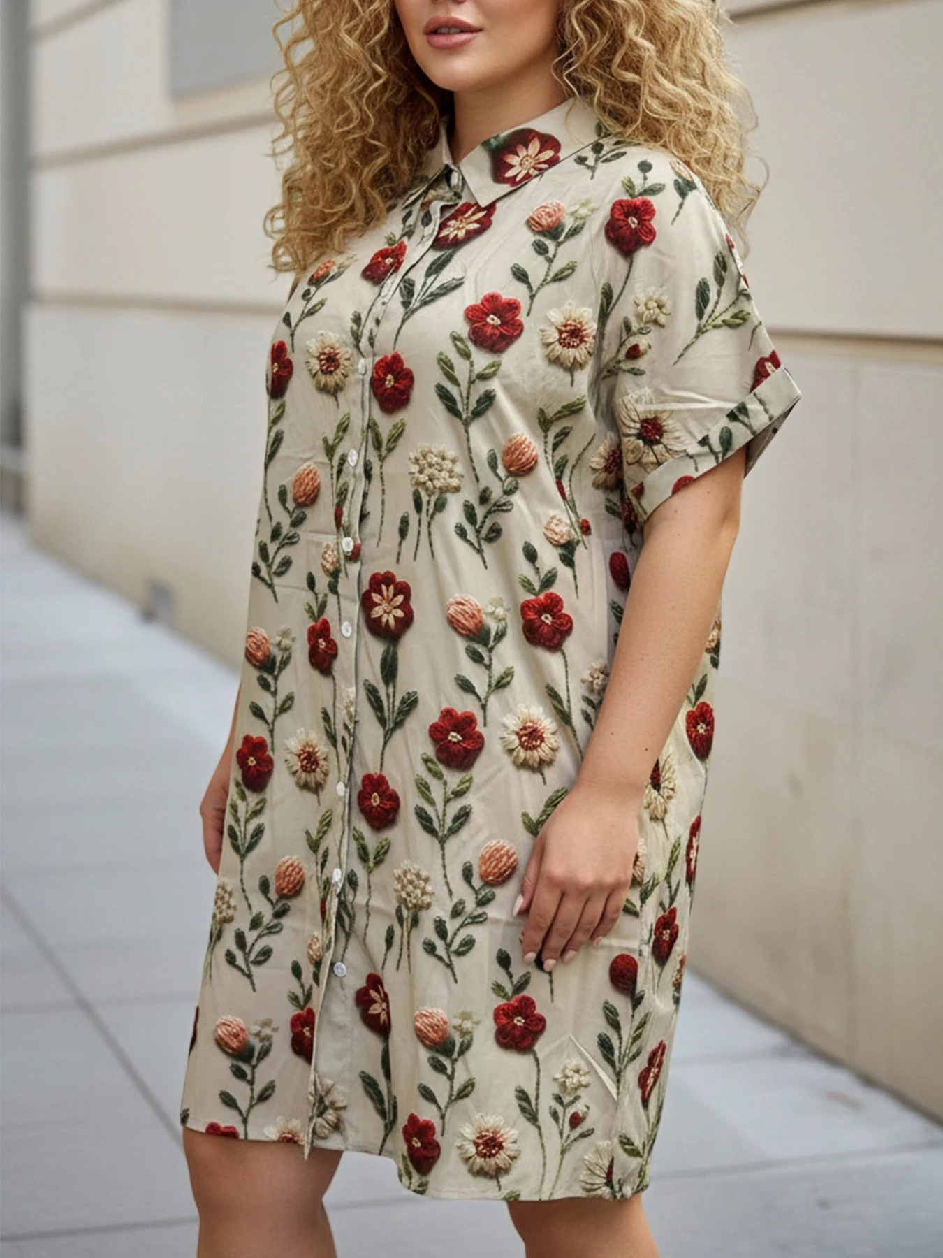 Camisa extragrande palangre de - Embroidery Cardigan reseña y precio