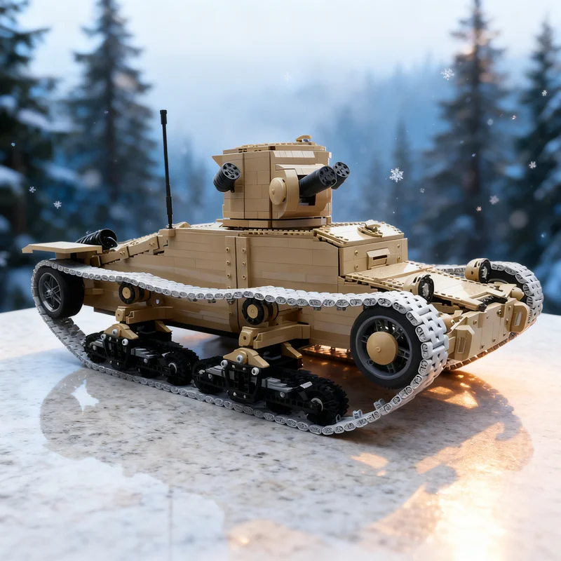 

5600pcs MOC A11 Matilda I Infantry Tank 1 8 Technical Model Building Blocks Construction Christmas Gifts Toy Creative DIY Idea