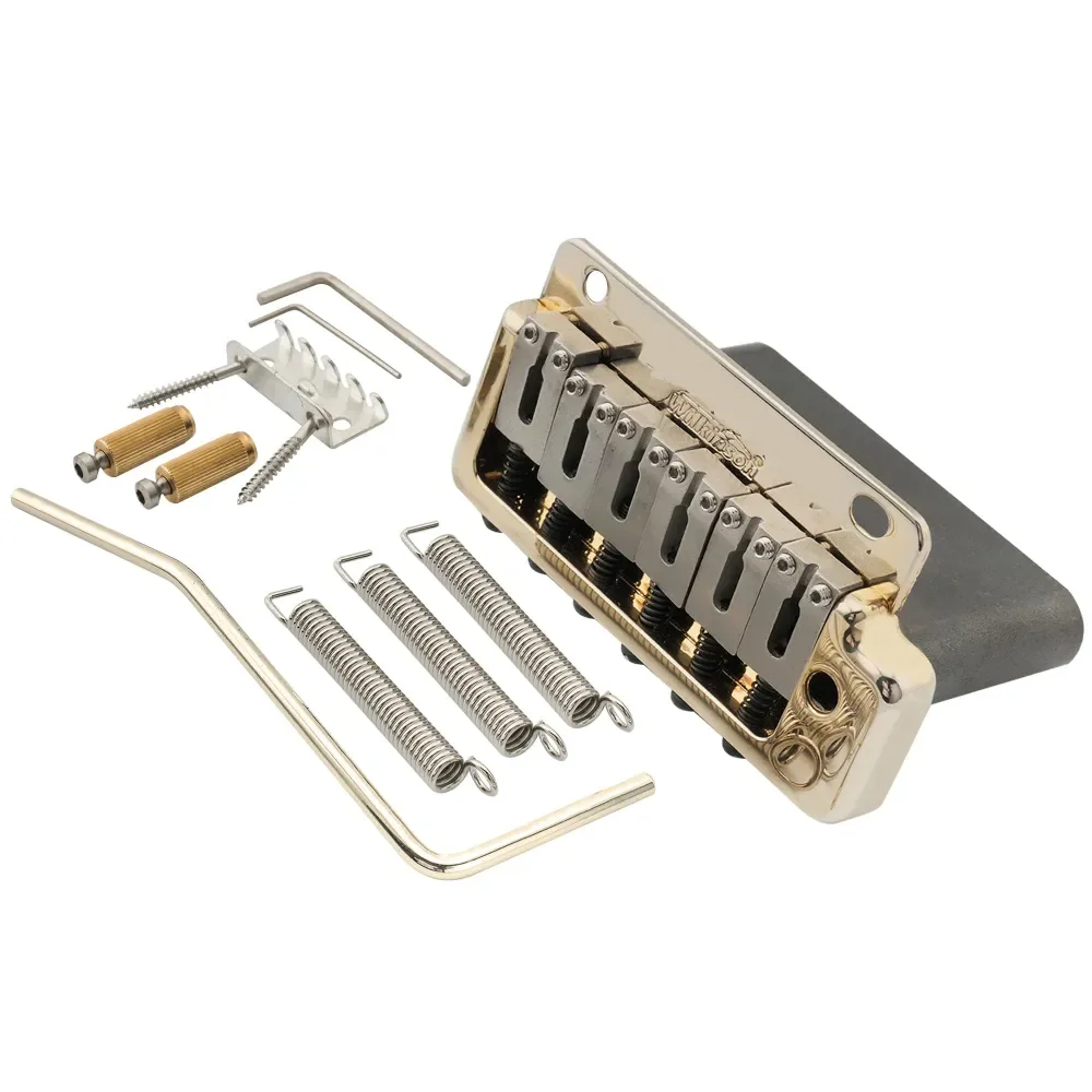Wilkinson WVP2 2-Point 54mm Tremolo Bridge Stainless Steel Saddles Steel Base Trem System For ST Electric Guitar