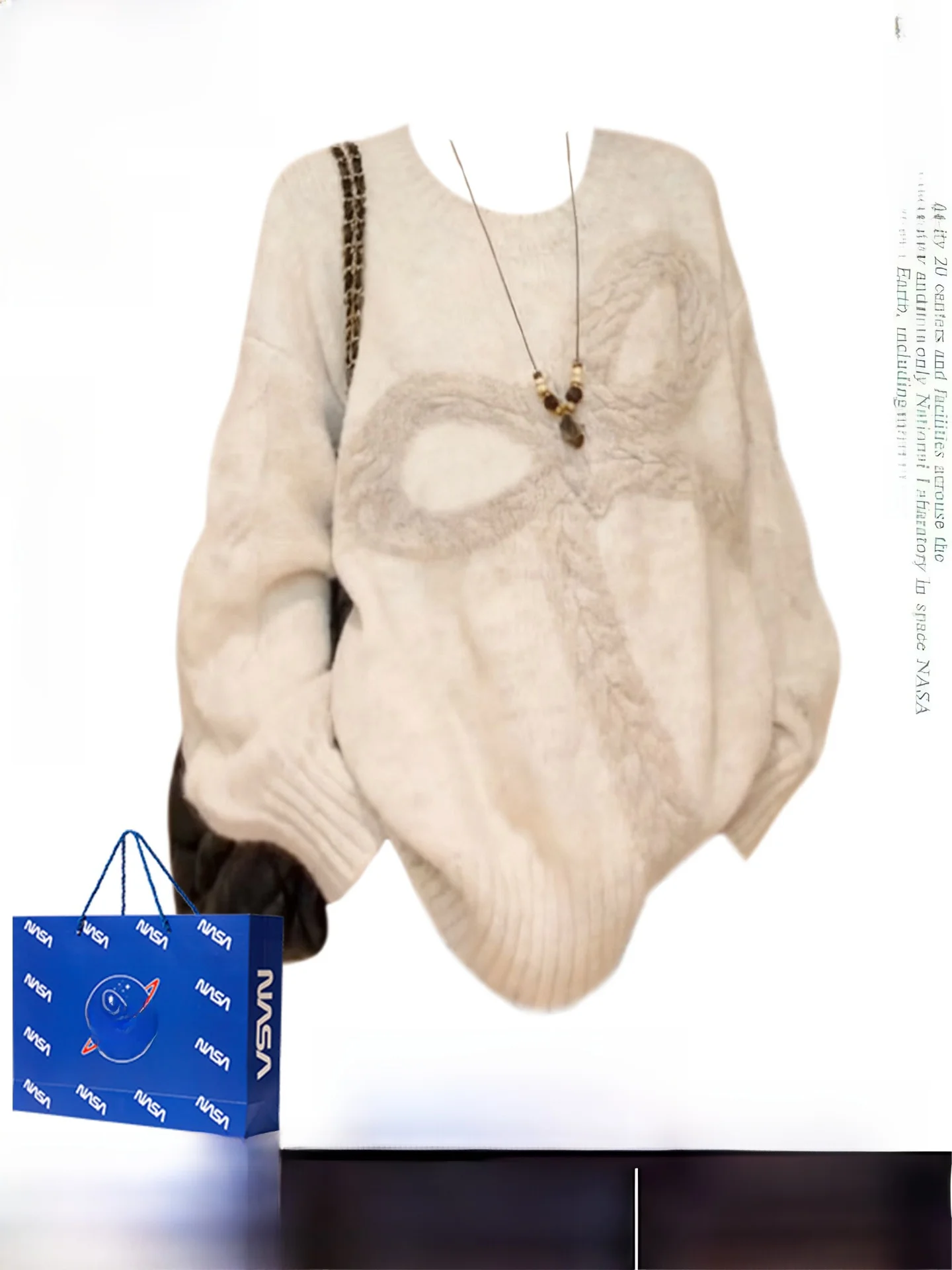 

Loose Fit round Ne Knitwear Women's Autumn Winter Thiened Soft Knot Sweater Comfortable Casual Sle Long Sv...