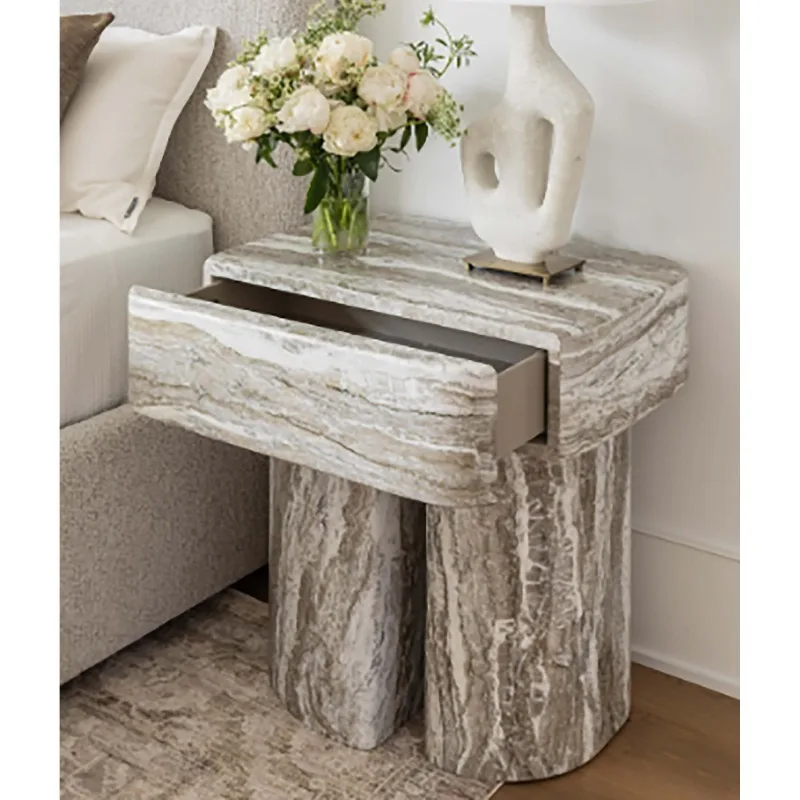 

Travertine Marble Bedroom Furniture Travertine Table Marmol Bedside Table Natural Stone