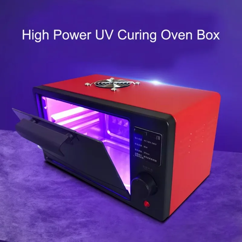 High Power  UV Curing Box High Intensity 365nm 395nm  UV Oven For OCA Resin Fast Flexible Screen Repair Cabinet