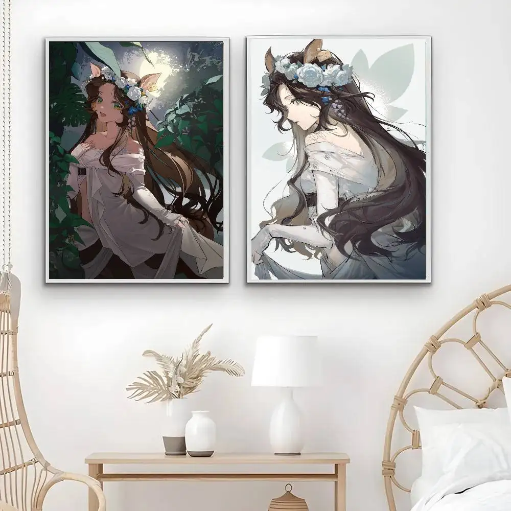 Jessica Anime R-Reverse 1999 Posters Living Room Bar Cafe Quality Canvas Vintage Style Comics Painting Art Home Wall Decor Pic
