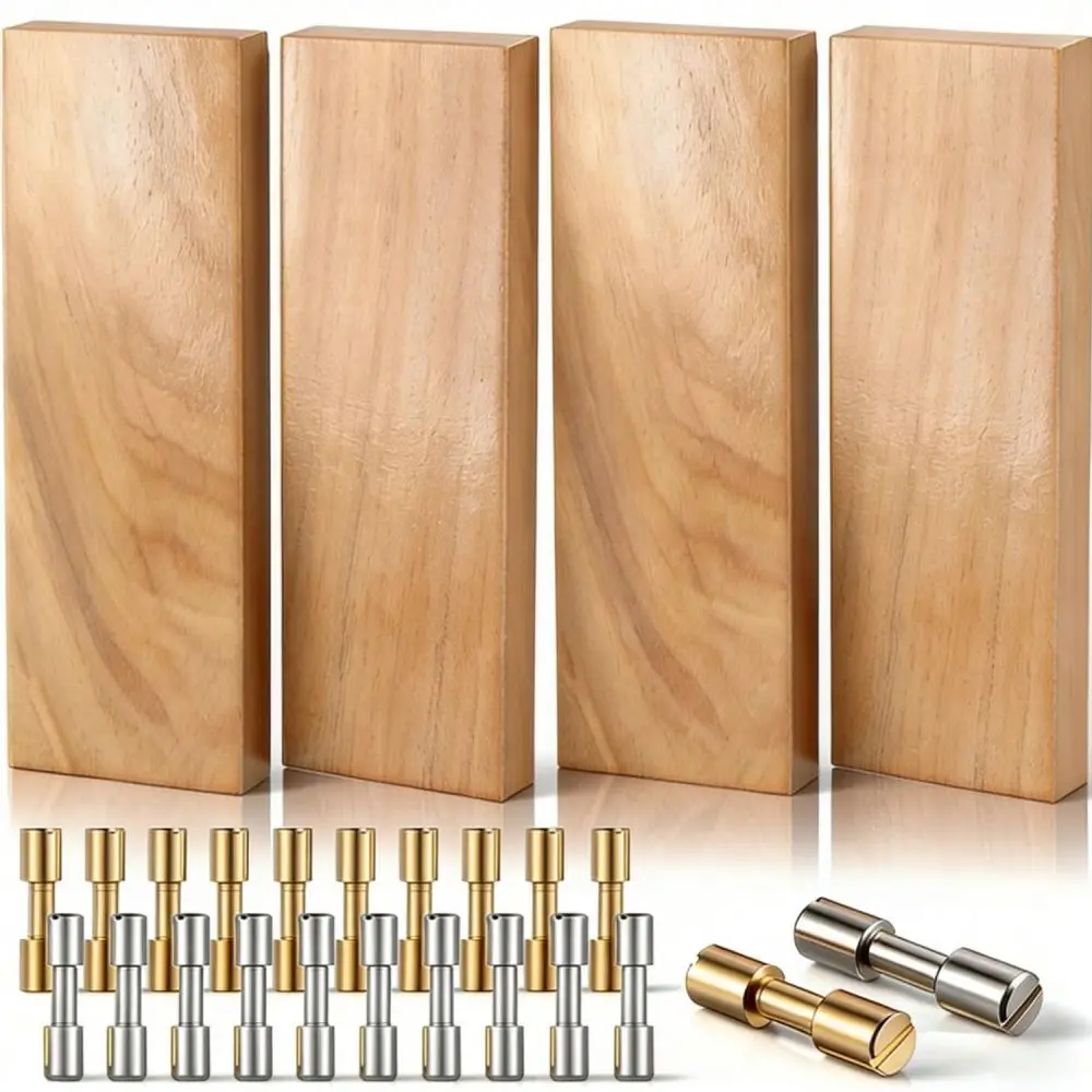 Brass Stainless Steel Fastener Rivets For Handle Repair Hardware Utility Tool Pins Custom Grip Assembly