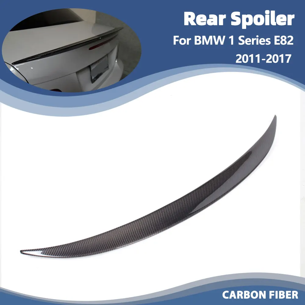 

Car Rear Spoiler Wing For BMW 1 Series E82 Coupe 2011-2017 Rear Trunk Spoiler Boot Lip Spoiler Wing Carbon Fiber