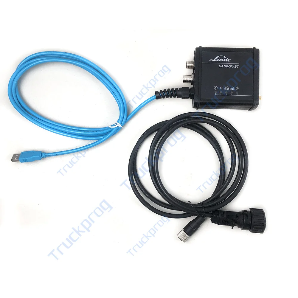 Getac V100 แล็ปท็อปสําหรับ Linde CANBOX BT Pathfinder V3.4.5 ABS สําหรับ Linde BT รถยกรถบรรทุกวินิจฉัย Canbox USB เครื่องมือวินิจฉัย