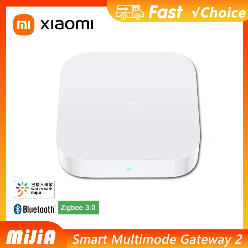 

New Xiaomi mijia Smart Multimode Gateway 2 Protocol Bluetooth Mesh Zigbee 3.0 Linkage Smart Remote Control Hub for mi home app