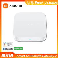 New Xiaomi mijia Smart Multimode Gateway 2 Protocol Bluetooth Mesh Zigbee 3.0 Linkage Smart Remote Control Hub for mi home app