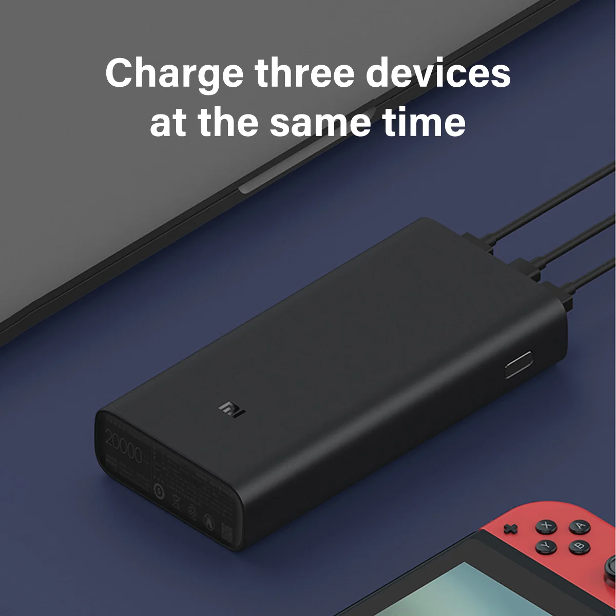 Xiaomi PowerBank 20000mAh PB200SZM Type-C Dual Way Fast Charge Powerbank 50W Flash Charging 2 USB 1 Type C Output Mi Powerbank